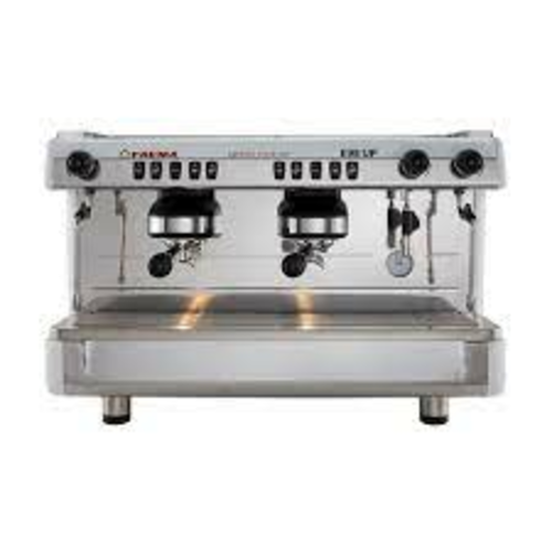Espresso Soci E98 UP A/2 11 L. Faema E98 A/2 2-Group Espresso Machine with Patented Thermosyphonic Adjustable Knobs - 208-240 Volts