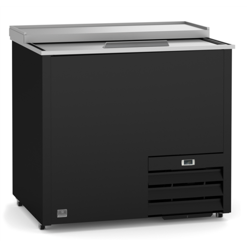 Kelvinator KCHGF24 25.75" W Black Stainless Steel Galvanized Slide Type Mug or Glass Froster