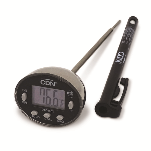 CDN DTQ450X 5" Stainless Steel Stem Heavy Duty Digital Thermometer