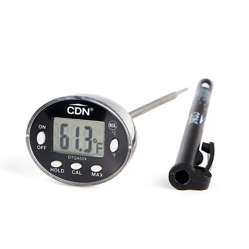 CDN DTQ450X 5" Stainless Steel Stem Heavy Duty Digital Thermometer
