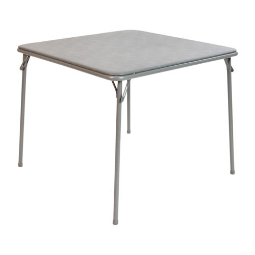 Flash Furniture JB-2-GY-GG 33.5" W Gray Padded Vinyl Top Madelyn Folding Card Table