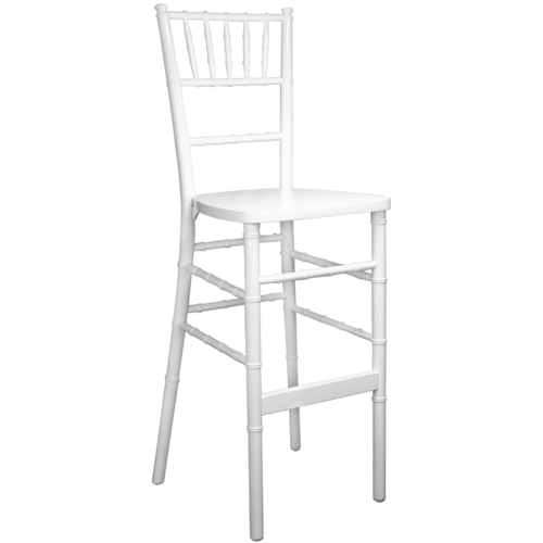 Flash Furniture WDCHIBAR-WHITE White Wood Advantage Chiavari Bar Stools