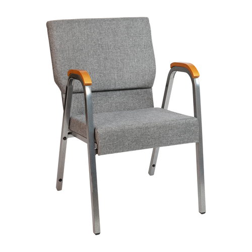 Flash Furniture XU-DG-60156-GY-GG 21" W Gray Fabric Upholstery Hercules Series Arm Chair