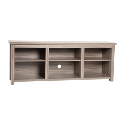 Flash Furniture GC-MBLK66-GY-GG 65" W Gray Wash Oak Wood Frame Rectangular TV Stand