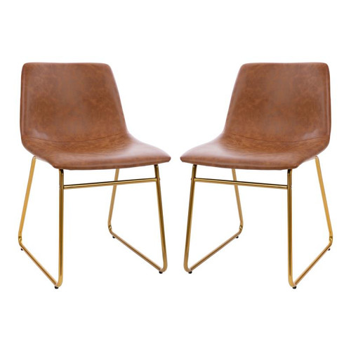 Flash Furniture ET-ER18345-18-LB-GG Light Brown Seat Dining Chair