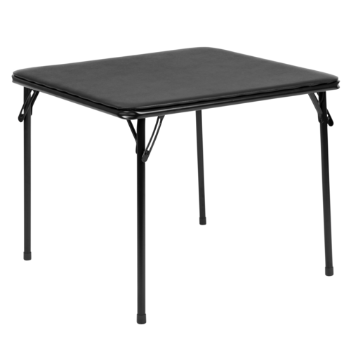 Flash Furniture JB-TABLE-BK-GG 24" W Black Padded Vinyl Top Mindy Kid's Folding Table