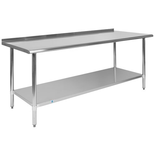 Flash Furniture NH-WT-3072BSP-GG 30" x 72" Prep and Work Table