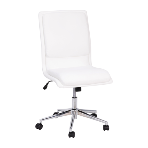 Flash Furniture GO-21111-WH-GG 300 Lbs. White Adjustable Seat Height Madigan Office Chair