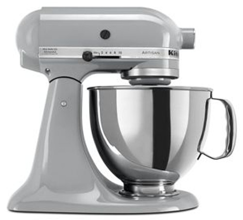 KitchenAid KSM150PSMC Artisan® Series 5 Quart Tilt-Head Stand Mixer - Metallic Chrome