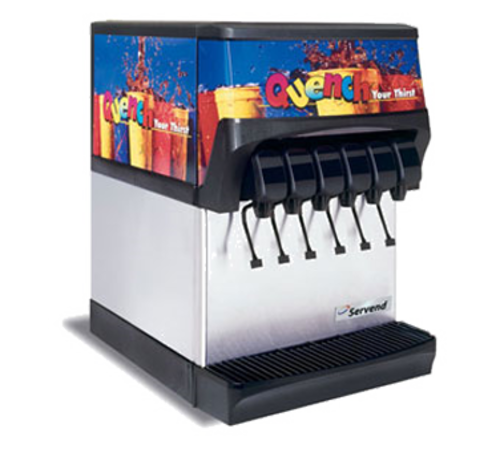 Multiplex 2706458 6 Valves Countertop Post Mix CEV30 Beverage Dispenser -120 Volts