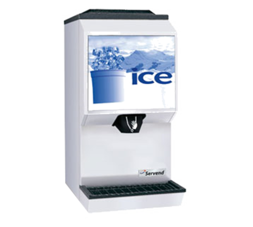 Multiplex 2706332 90 Lbs. Countertop Sanitary Lever Activation M90 Ice Dispenser - 120 Volts
