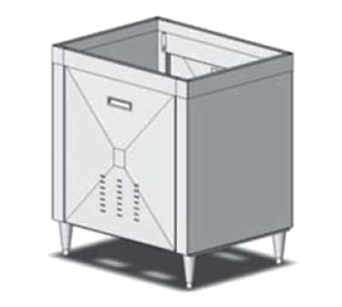 Multiplex 16-1579 30" W x 36" H x 30" D Ice-Combo Cabinet Stand