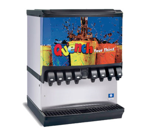 Multiplex 2706089 250 Lbs. Stainless Steel Exterior Countertop SV-250 Ice and Beverage Dispenser - 120 Volts