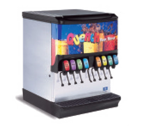 Multiplex 2706076 175 Lbs. Stainless Steel Countertop SV-175 Ice & Beverage Dispenser - 120 Volts
