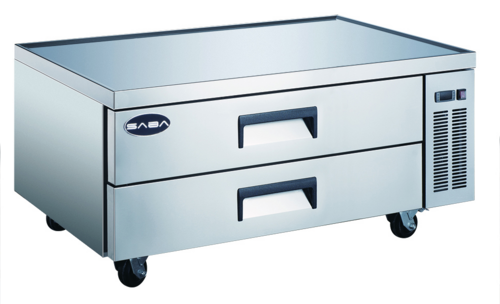 SABA SCB-52 51.38" W Stainless Steel 2 Drawers Chef Base Drawer Refrigerator - 115 Volts