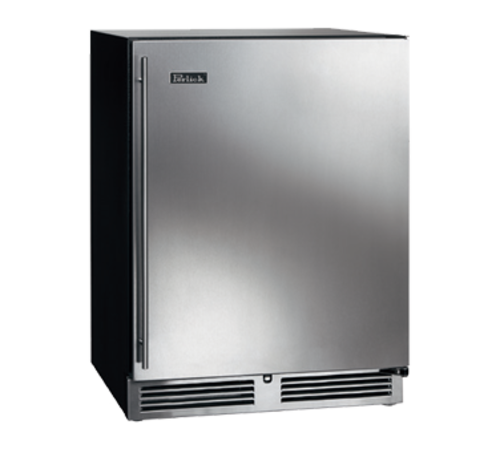 Perlick HB24RS-SS-STK 23.88" W Solid Doors Stainless and Galvanized Steel ADA Series Refrigerator - 115 Volts