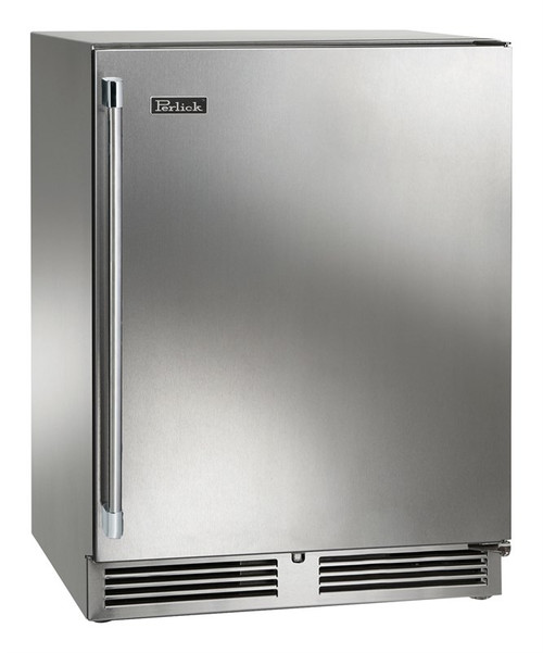 Perlick HB24FS-SS-STK 23.88" W Galvanized and Stainless Steel ADA Series Freezer - 115 Volts