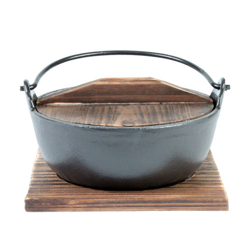 Thunder Group IRPA002 32 Oz. Cast Iron Round Japanese Noodle Bowl