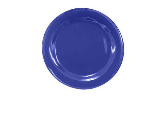 Thunder Group CR110BU 10.5" Dia. Purple Melamine Round Narrow Rim Plate