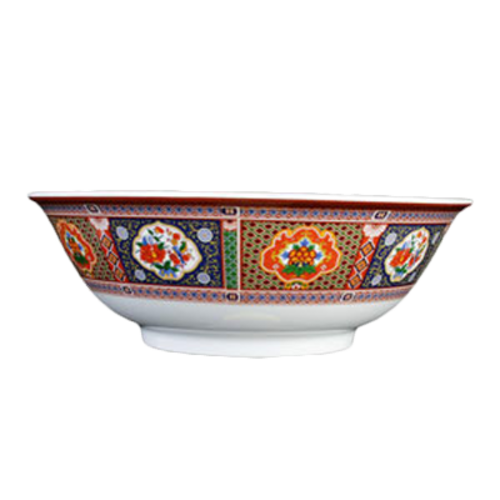 Thunder Group 5085TP 70 Oz. Melamine Peacock Rimless Bowl