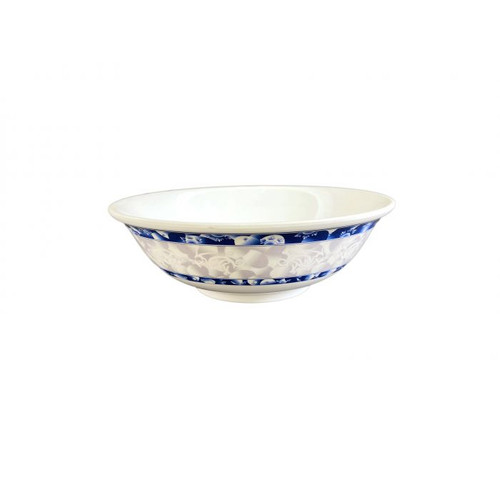 Thunder Group 5085DL 70 Oz. Melamine Blue Dragon Rimless Bowl