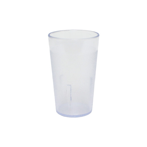 Thunder Group PLTHTB005C 5 Oz. Clear Plastic Textured Finish Tumbler