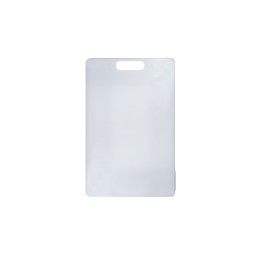 Thunder Group PLCB001 15" W x 9" D x 0.5" H White Plastic with Handle Hole Cutting Board