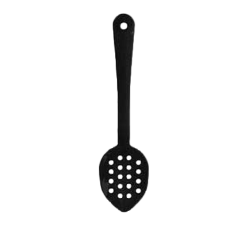 Thunder Group PLSS113BK 11" Black Polycarbonate Perforated Serving Spoon