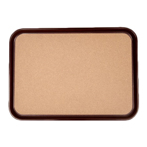 Thunder Group PLRT1612BCK 16" W Black Plastic Rectangular Serving Tray