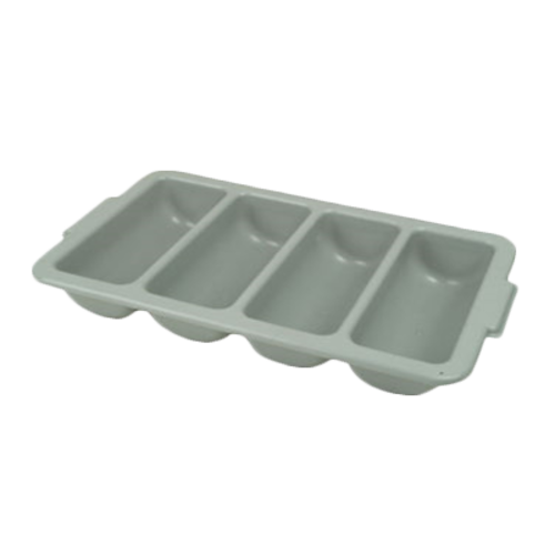 Thunder Group PLFCCB001 Gray Polypropylene Cutlery Box