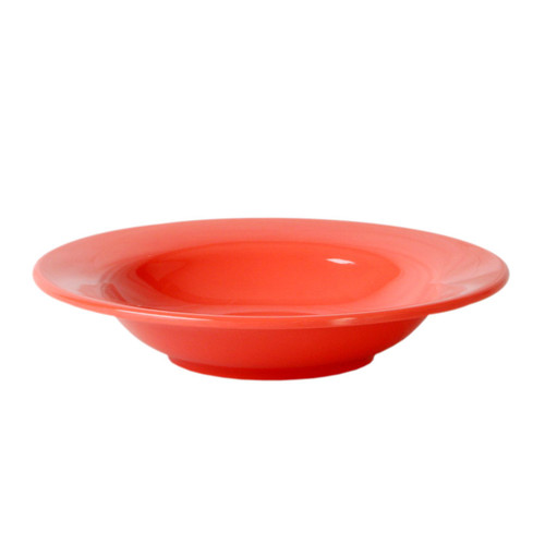 Thunder Group CR5077RD 8 Oz. Orange Melamine Wide Rim Salad Bowl