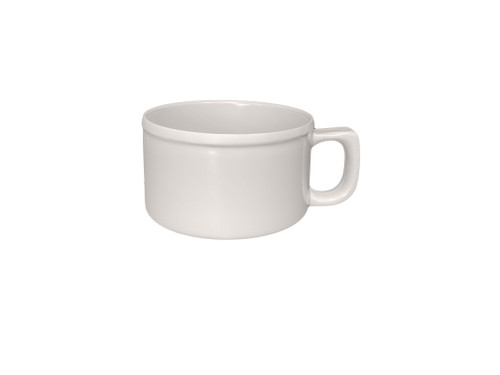 Thunder Group CR9016V 10 Oz. Ivory Melamine Soup Mug with C-Handle