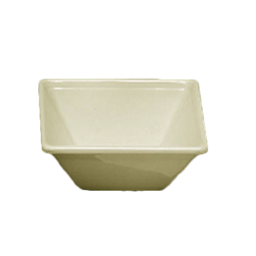 Thunder Group PS5005V 11 Oz. Beige Melamine Square Bowl