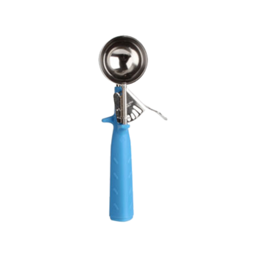 Thunder Group SLDS216P 2 Oz. #16 Blue Stainless Steel Plastic Handle Disher