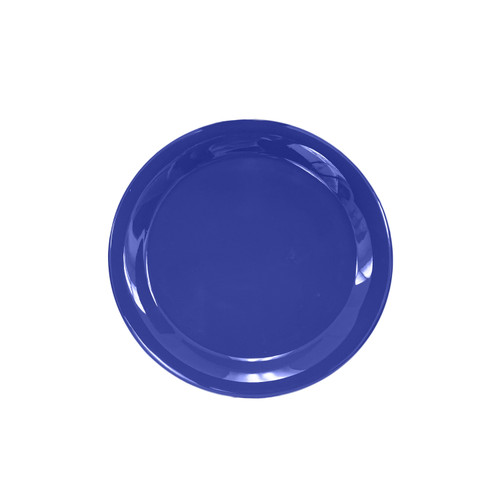 Thunder Group CR109BU 9" Dia. Purple Melamine Round Narrow Rim Plate