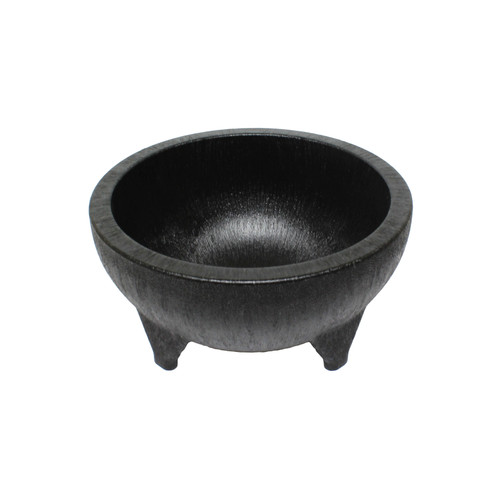 Thunder Group PLMJ056BK 56 Oz. Black Plastic Molcajete Salsa Bowl