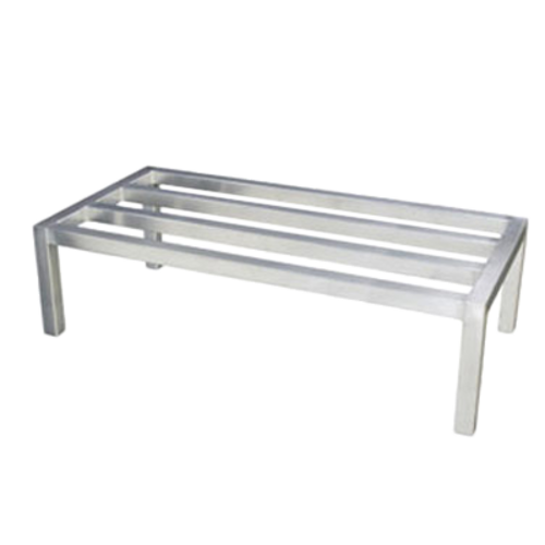 Thunder Group ALDN2036E 20" D x 36" W x 8" H Aluminum Heavy-Duty Dunnage Rack