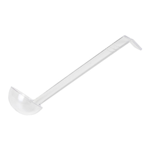 Thunder Group PLOP010CL 1 Oz. Clear Polycarbonate One Piece Ladle