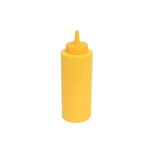 Thunder Group PLTHSB012Y 12 Oz. Yellow Plastic Squeeze Bottle