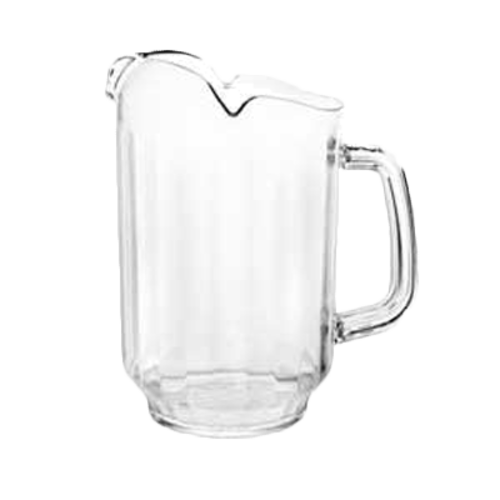 Thunder Group PLWP064CL 64 Oz. Clear Polycarbonate 3-Spout Water Pitcher