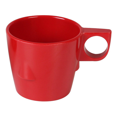 Thunder Group ML9011PR 7 Oz. Red Melamine Cup