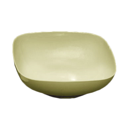 Thunder Group PS3111V 8 Oz. Beige Square Melamine Square Bowl