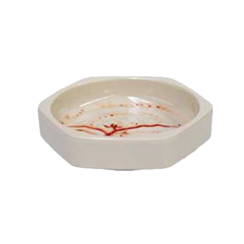 Thunder Group 6602GD 3 Oz. Melamine Gold Orchid Dish