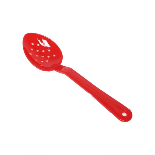 Thunder Group PLSS113RD 11" Red Polycarbonate Perforated Serving Spoon