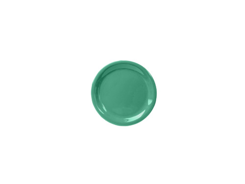 Thunder Group CR106GR 6.5" Dia. Green Melamine Round Narrow Rim Plate
