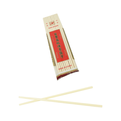 Thunder Group PLCS002 White Plastic Chopsticks