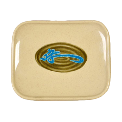 Thunder Group 0010J 6.5" W x 5.5" D Melamine Rectangular Wei Plate