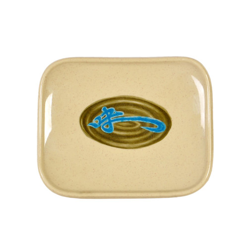 Thunder Group 0010J 6.5" W x 5.5" D Melamine Rectangular Wei Plate