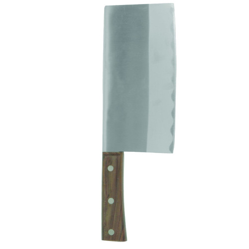 Thunder Group JAS010055B 7" Blade Stainless Steel Angled Cleaver