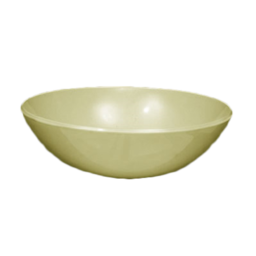 Thunder Group PS3110V 96 Oz. Beige Round Melamine Bowl